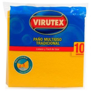 Paño Multiuso Tradicional 10 und. - Virutex