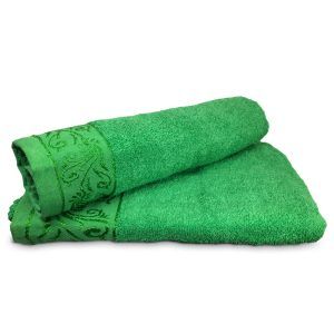 Juego de 2 Toallas Bordadas Luxor Verde - Doral
