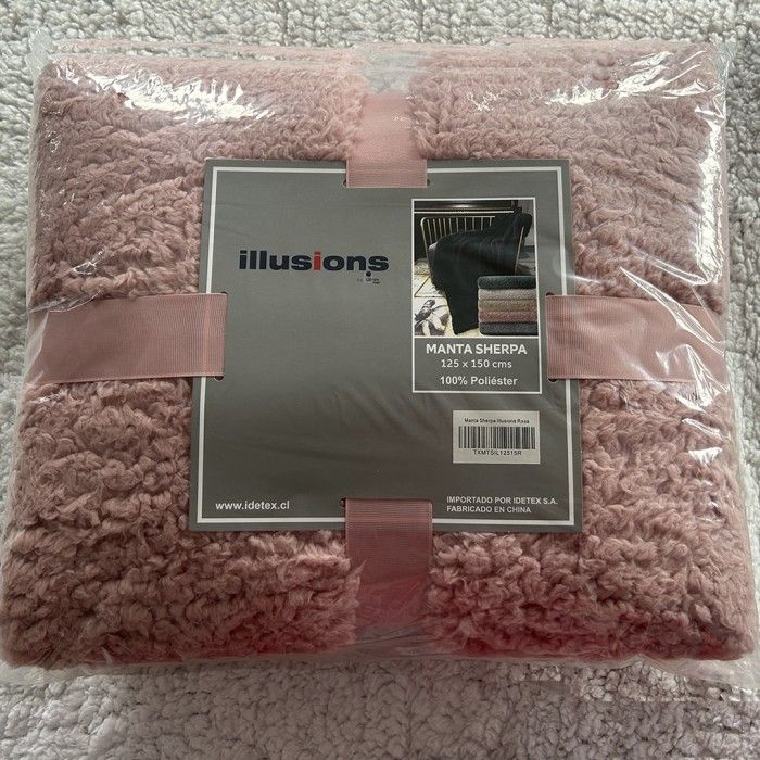 Manta Sherpa Illusións / Rosa - Idetex - Imagen 2
