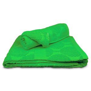 Juego de 2 Toallas Jacquard Premium / Verde - Doral