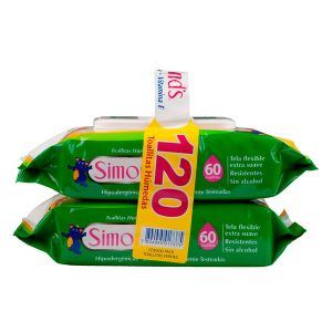Pack Toallas Húmedas Plan Verde Aloe Vera 120 und. - Simond´s
