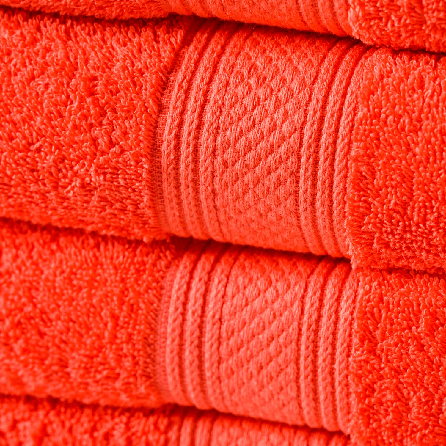 Toallón de Baño 100% Algodón 450 grs.76x160cm / Coral - American Family - Imagen 2