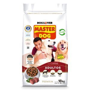Alimento Para Perro Adulto 18 Kg. / Carne Arroz Vegetales - Master Dog