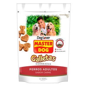 Galletas Para Perro Adulto 500 gr/ Carne - Master Dog