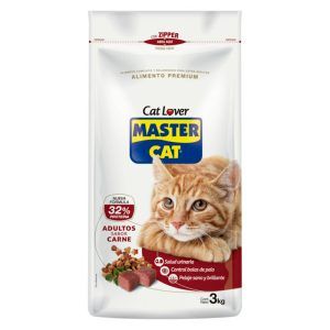 Alimento Para Gato 3 Kg. / Carne - Master Cat