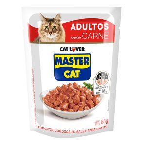 Trocitos Jugosos / Carne - Master Cat