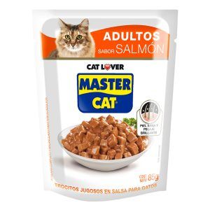 Trocitos Jugosos / Salmón - Master Cat