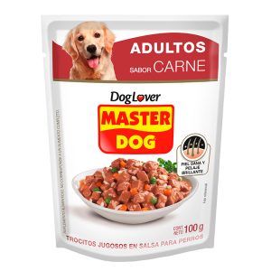 Trocitos Jugosos 100 gr / Carne - Master Dog