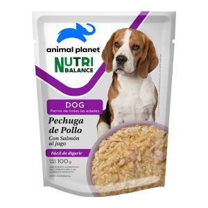 Alimento Húmedo Para Perros 100 gr. / Pechuga de Pollo con Salmón al Jugo - Animal Planet