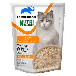 Alimento Húmedo Para Gatos 85 gr. / Pechuga de Pollo con Salmón al Jugo - Animal Planet