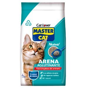 Arena Aglutinante Para Gatos 4 Kg - Master Cat