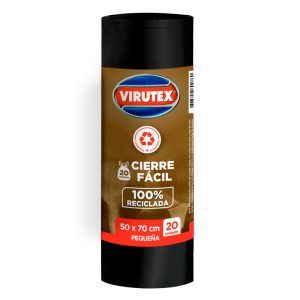 Bolsas de Basura Rollo cierre Fácil 50x70 cm - Virutex