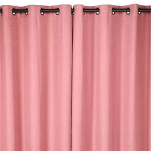 Set Cortinas Blackout 2 Paños Térmico / Rosado - Jovial