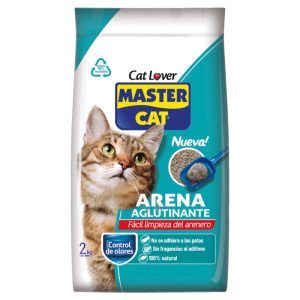 Arena Aglutinante Para Gatos 2 Kg - Master Cat