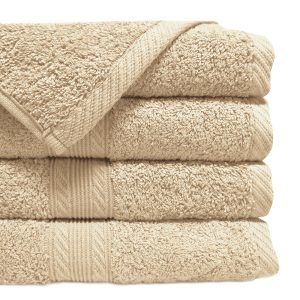 Toalla de Mano 45x90 cm / Beige - Lourdes