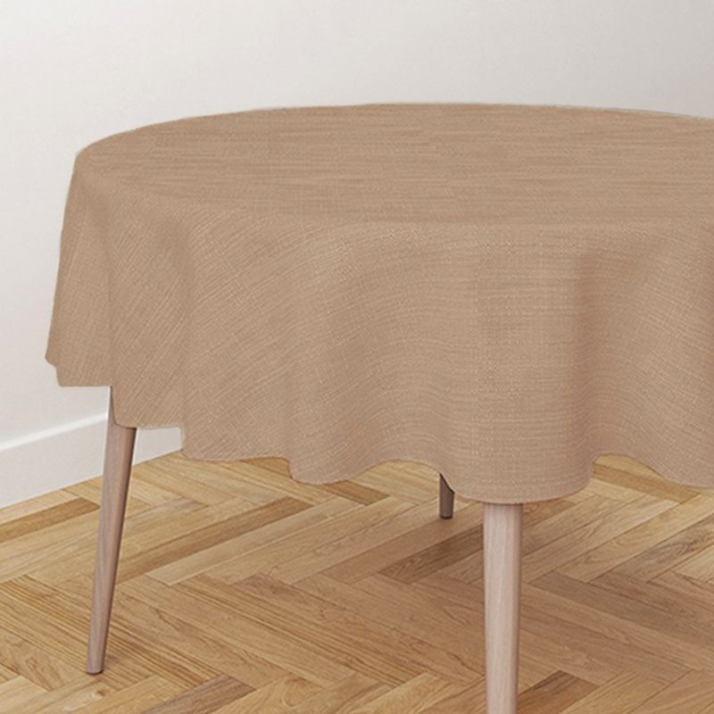 Mantel Rústico Redondo 180 cms Café - Doral