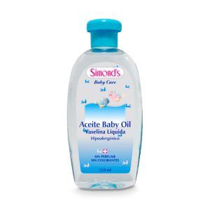 Aceite Baby Oil Vaselina Líquida 210 ml - Simond´s