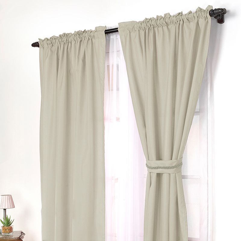 Cortina Agatha Tubo Set de 8 Piezas / Crudo - Doral