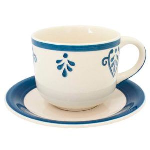 Set de Cerámicas 6 Tazas más Platillos / Charlotte - Hallen