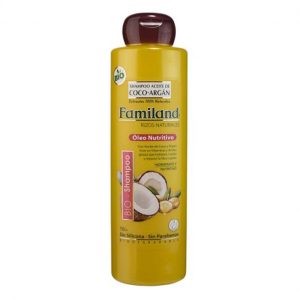 Shampoo Aceite Coco Argán Bio 750 ml. - Familand