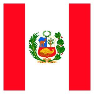 Palermo Bandera Perú 60x90 Estampada