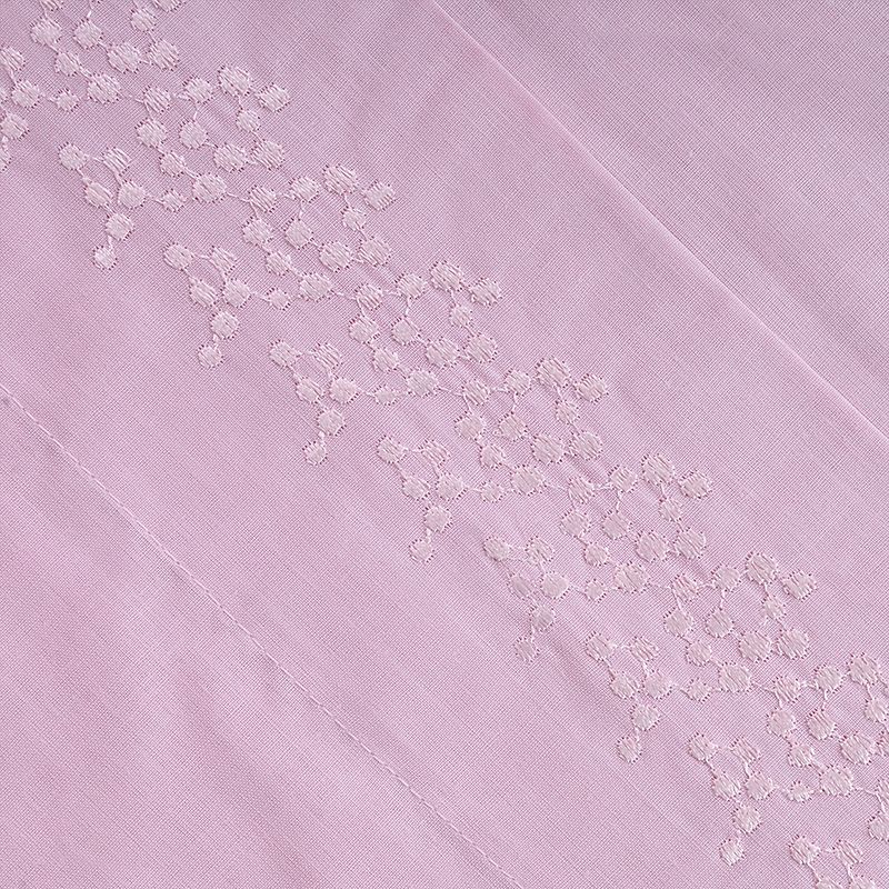 Juego Sábanas Bordada 144 Hilos 1.5 Plazas / Puntos Pink - Mashin - Imagen 2