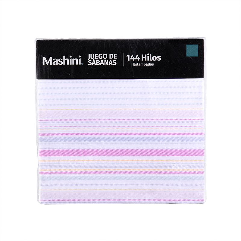 Juego de Sábanas Estampada 144 Hilos 1.5 Plazas / Cherries - Mashini - Imagen 3