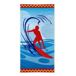 Toalla de Playa Velour 70x140 cm / Surfista - Chiteco by Lourdes