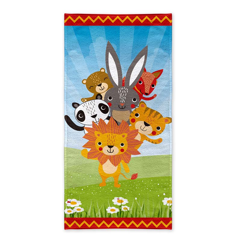 Toalla de Playa Velour 70x140 cm / Zootopia - Chiteco by Lourdes