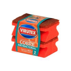 Esponjas Acanalada Cobre 2 und. - Virutex