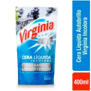 Cera Líquida Auto Brillo Incolora 400ml - Virginia