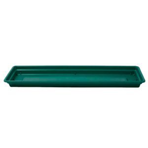Plato de Maceta Rectangular Dura Kotta 59cm / Verde - Reyplast