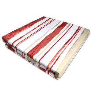 Sábanas Micro Piel Durazno 2.5 plazas / Lineal Terracota - Doral