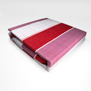 Sábanas Micro Piel Durazno 1.5 plazas / Listado Burdeo - Doral