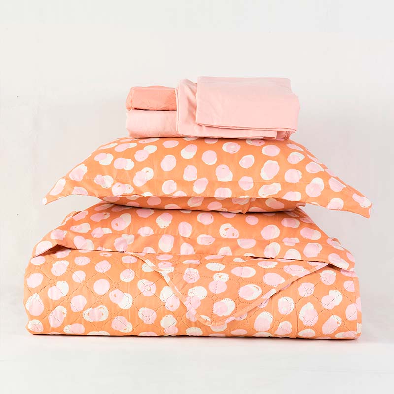 Quilt + Sábana Estampado 2.5 Plazas / Dots - Mashini - Imagen 2