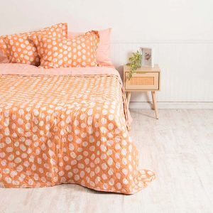 Quilt + Sábana Estampado 2.5 Plazas / Dots - Mashini