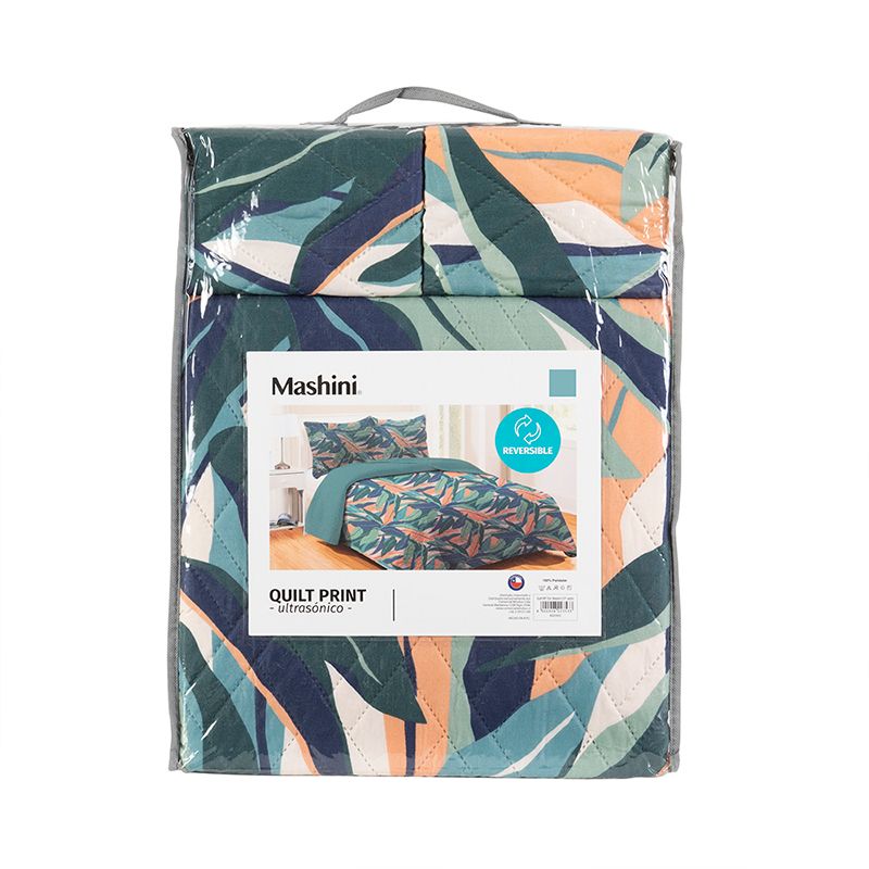 Quilt MF Estampado 1.5 Plaza / Jardín - Mashini - Imagen 3