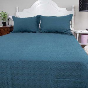 Quilt Velvety 2 Plazas / Azul Marino - Doral