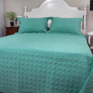 Quilt Velvety 2 Plazas / Menta - Doral