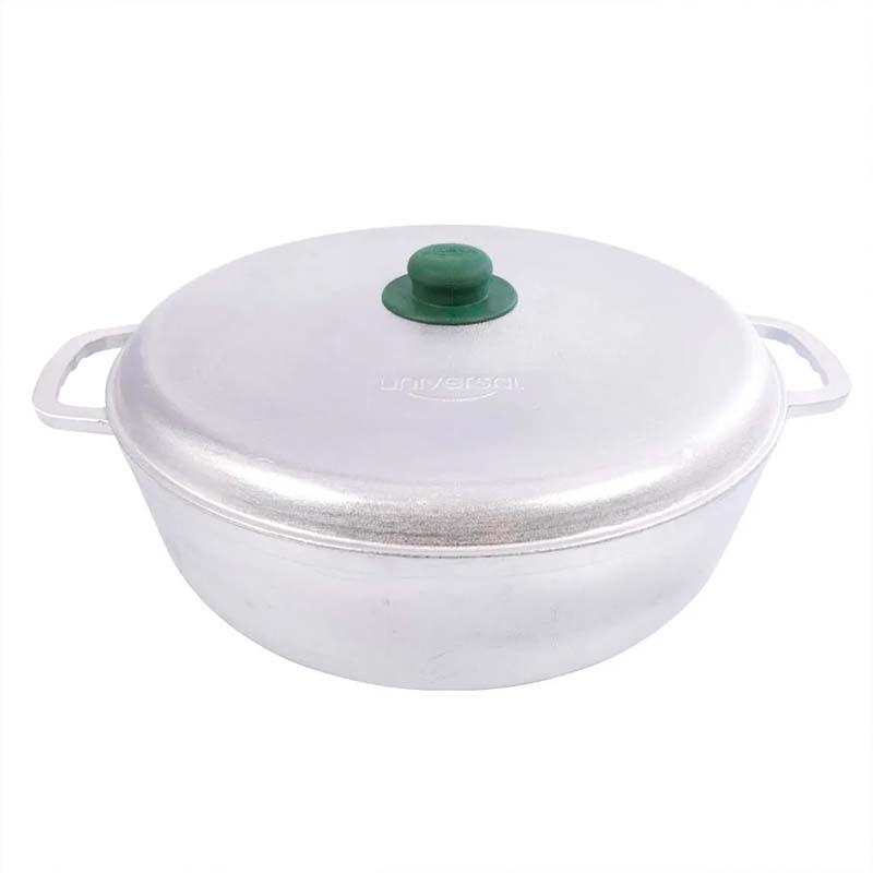 Caldero Fundido Redondo 26cm con Tapa - Universal