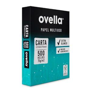 Papel Tamaño Carta 75gr 500 Hojas - Ovella