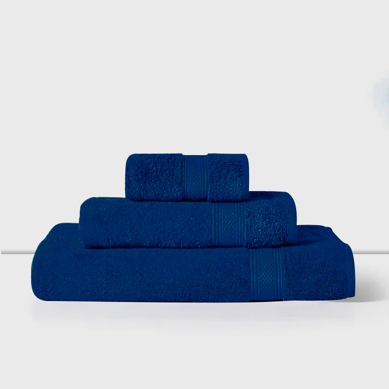 Toalla de Mano 100% Algodón 450 grs. 45x80 cm / Azul - American Family by Cannon