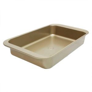 Molde Asadera 33x19 cm Non Stick Gold - Ilko
