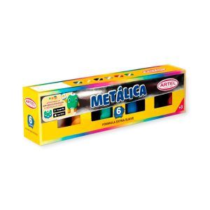 Estuche Tempera 6 Colores Metal 15 ml - Artel