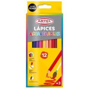 Estuche 12 lápices Acuarelables - Artel