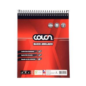 Block Escolar con Espiral 7mm - Colón