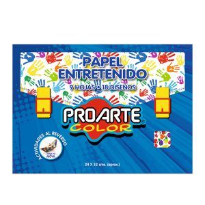 Estuche Papel Entretenido 9 Hojas - Proarte
