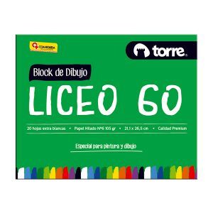 Block de Dibujo Liceo 20 Hojas - Torre
