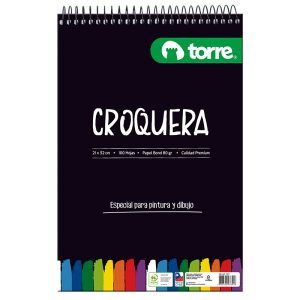 Croquera 21x32 cm 100 Hojas - Torre