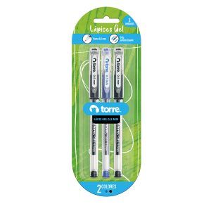 Set Blister 3 Lápices Gel 0,5mm - Torre